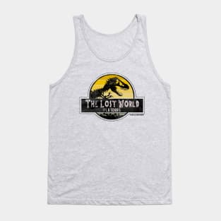 Isla Sorna - The Lost World Park Sunset Logo Tank Top